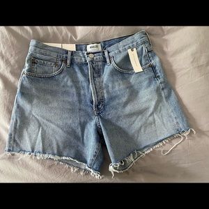 BRAND NEW WITH TAGS Agolde Reese cutoff shorts. Amazing price!